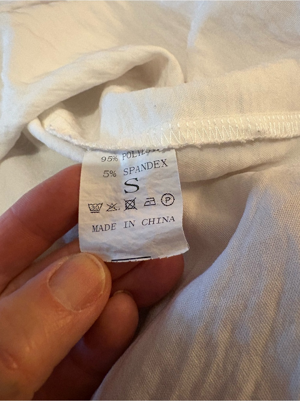 Amazon White Sleeveless Smocked Ruffle Yoke Top - Picture 5 of 5